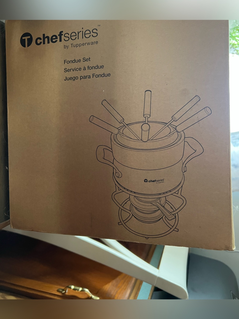 Rare Tupperware Chef Series Fondue Pot